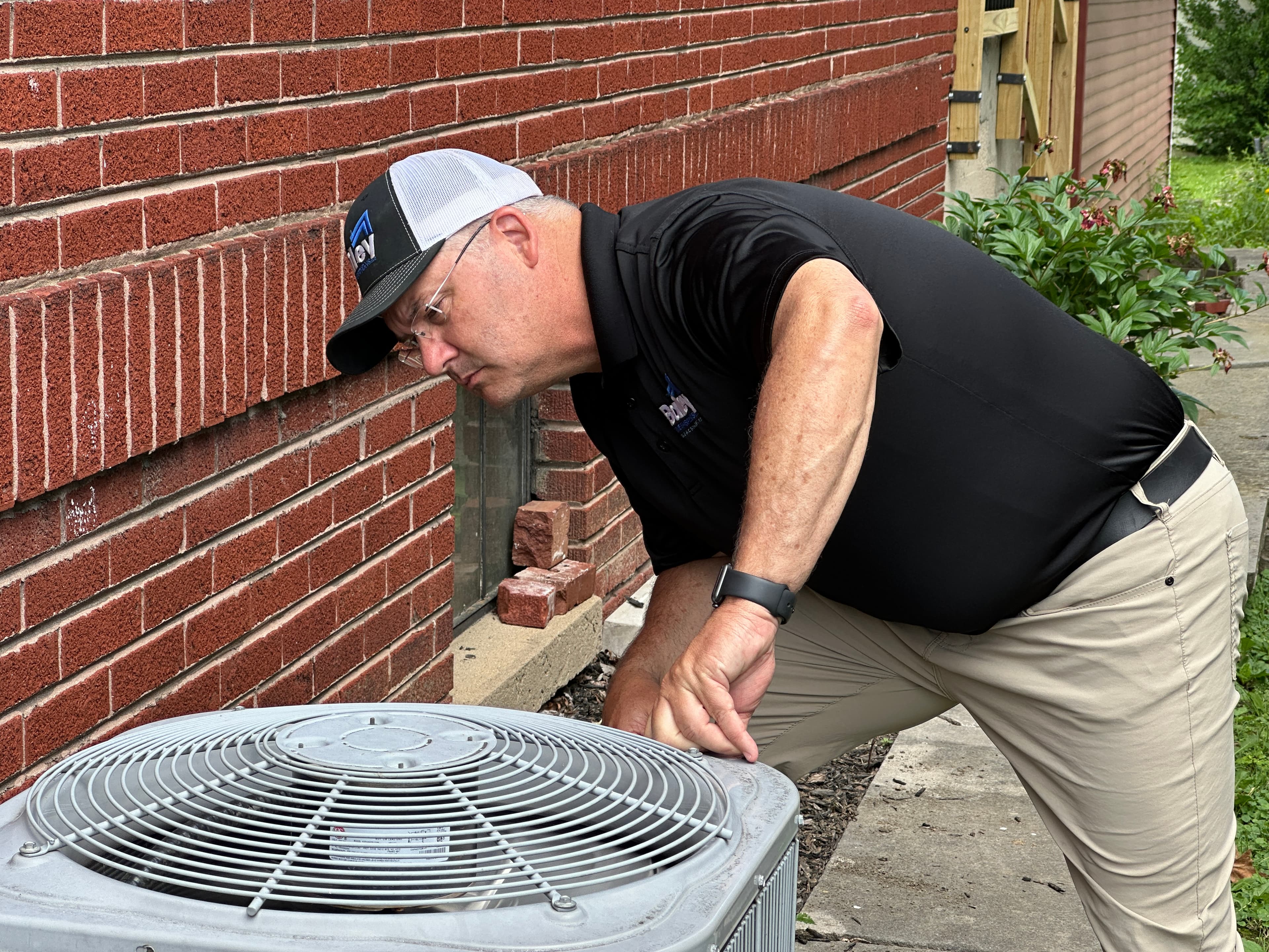 Tracy Bailey at work — property inspection Southern Indiana
